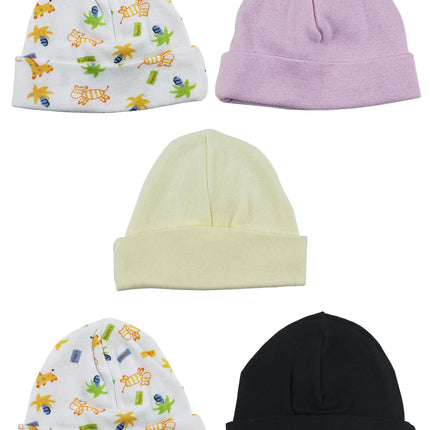 Girls Baby Cap (Pack of 5) LS_CAPS_GIRLS