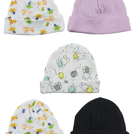 Girls Baby Cap (Pack of 5) LS_CAPS_GIRLS