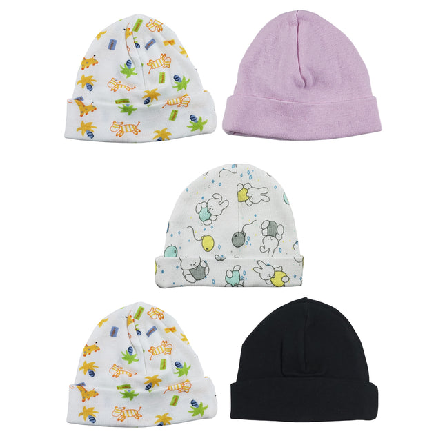 Girls Baby Cap (Pack of 5) LS_CAPS_GIRLS