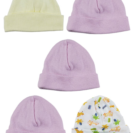 Girls Baby Cap (Pack of 5) LS_CAPS_GIRLS