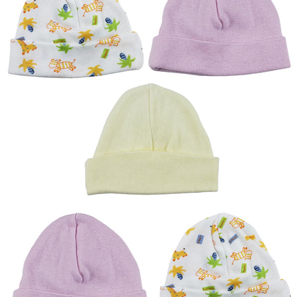 Girls Baby Cap (Pack of 5) LS_CAPS_GIRLS