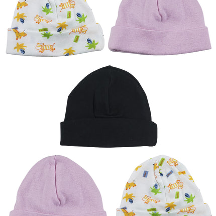 Girls Baby Cap (Pack of 5) LS_CAPS_GIRLS