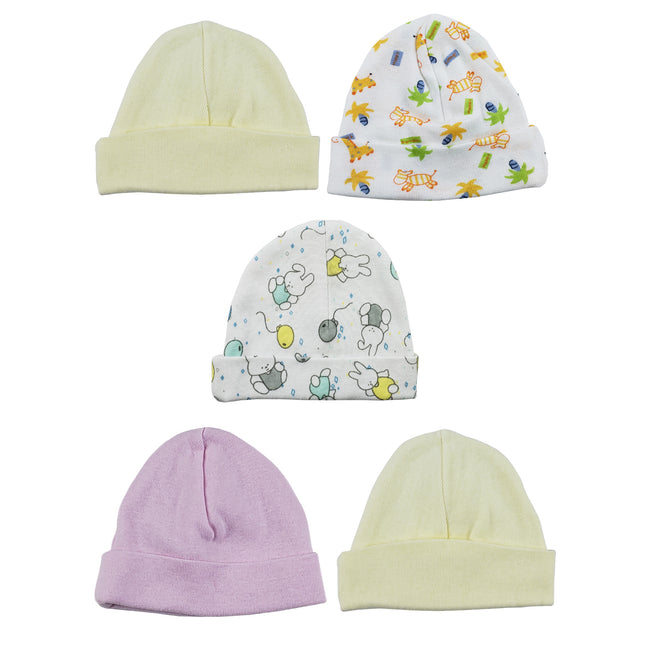 Girls Baby Cap (Pack of 5) LS_CAPS_GIRLS