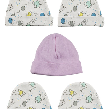 Girls Baby Cap (Pack of 5) LS_CAPS_GIRLS
