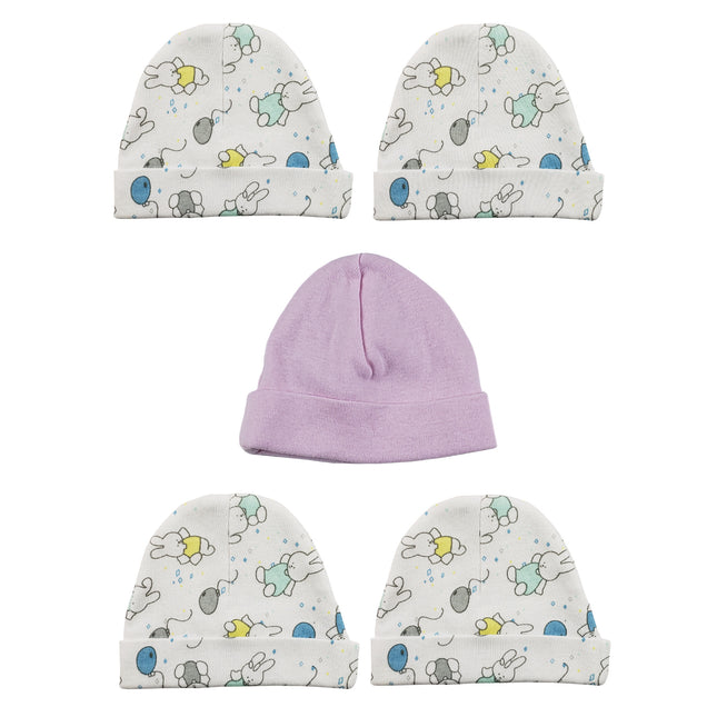 Girls Baby Cap (Pack of 5) LS_CAPS_GIRLS
