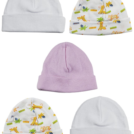 Girls Baby Cap (Pack of 5) LS_CAPS_GIRLS