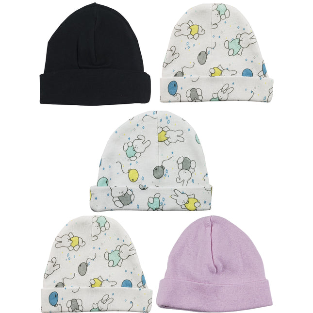 Girls Baby Cap (Pack of 5) LS_CAPS_GIRLS