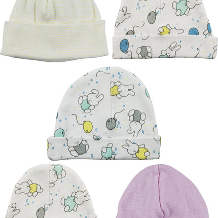Girls Baby Cap (Pack of 5) LS_CAPS_GIRLS