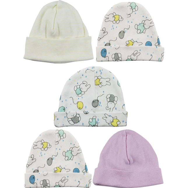 Girls Baby Cap (Pack of 5) LS_CAPS_GIRLS