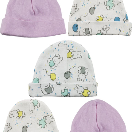 Girls Baby Cap (Pack of 5) LS_CAPS_GIRLS