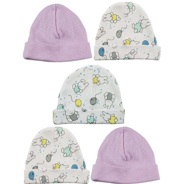 Girls Baby Cap (Pack of 5) LS_CAPS_GIRLS