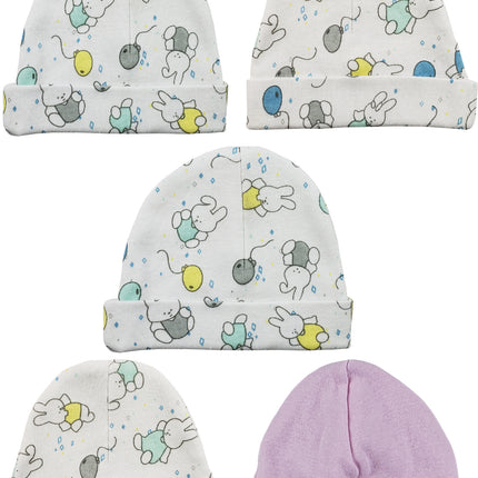 Girls Baby Cap (Pack of 5) LS_CAPS_GIRLS