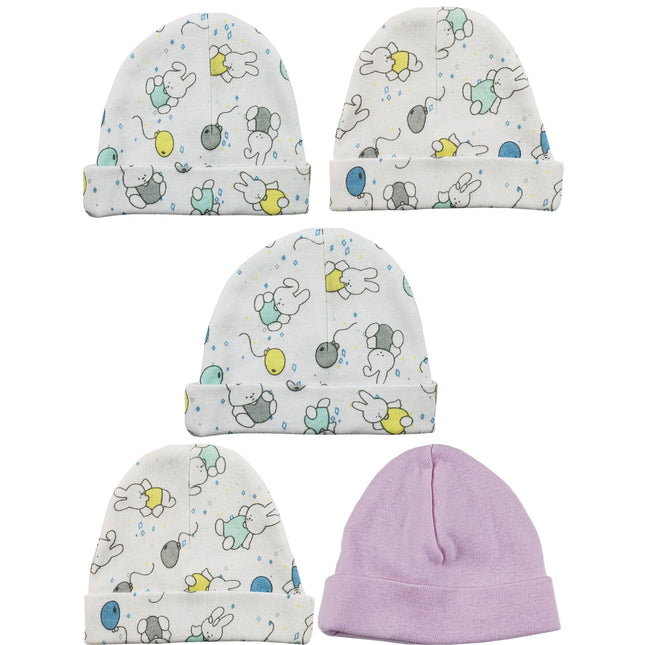 Girls Baby Cap (Pack of 5) LS_CAPS_GIRLS