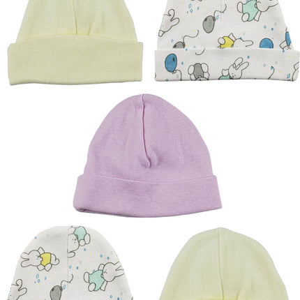 Girls Baby Cap (Pack of 5) LS_CAPS_GIRLS