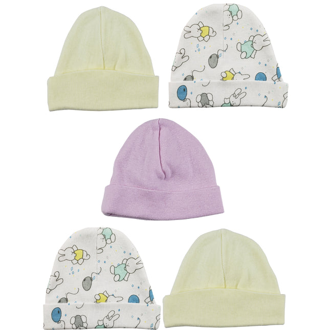 Girls Baby Cap (Pack of 5) LS_CAPS_GIRLS