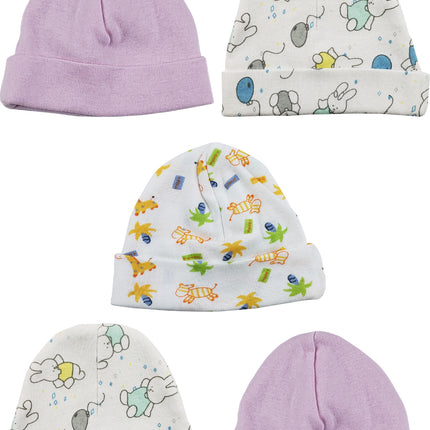 Girls Baby Cap (Pack of 5) LS_CAPS_GIRLS
